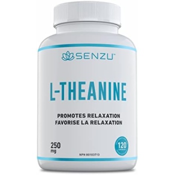 High Potency L-Theanine 250mg (Bonus Size 120 Capsules) - Relaxation, Stress