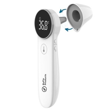 ByFloProducts, Ear and Forehead Thermometer, Thermometer Adult and Baby,