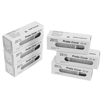 Carhar 120 Pcs Disposable Ear Thermometer Cover, Ear Thermometer Cover, for All