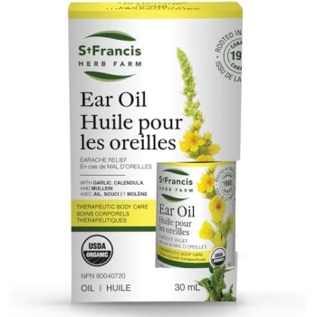 St. Francis Herb Farm Ear Oil | 30 ml | Ear Oil for Adults and Children | Pain