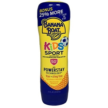 Banana Boat Kids Sport Tear-Free, Sting-Free Broad Spectrum Sunscreen Lotion
