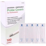 YANIYA 100Pcs Disposable Digital Thermometer Probe Covers Sleeve For Armpit