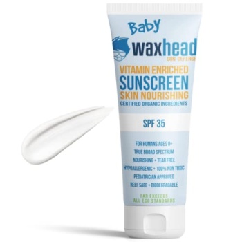 Waxhead Baby Sunscreen 0-6 months - Infant Sunscreen, Toddler Sunscreen