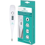 Wellworks Clinical and Digital Thermometer - Baby Thermometer For Oral, Rectal,