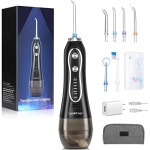 Leominor Water Flosser Cordless for Teeth, Portable and Rechargeable Dental Oral