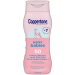 Coppertone Water Babies Sunscreen Lotion SPF 50, Pediatrician Recommended