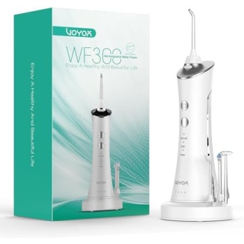 VOYOR-HEALTH Water Dental Flosser for Teeth, Portable and Rechargeable Oral