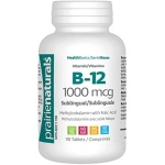 Prairie Naturals Sublingual B12 Methylcobalamin 1,000mcg & Folic Acid Tablet