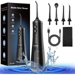 Miklife Water flosser Cordless, Dental Flossers USB Rechargable Teeth Flosser,