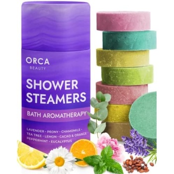 Shower Steamers (8 Scents) Includes Eucalyptus Shower Bombs, Shower Steamers