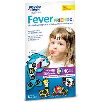 Physio Logic Fever-Friendz Stick-On Thermometer Fever Indicators for Kids 1